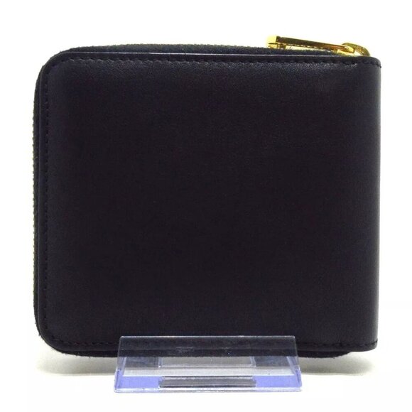 GUCCI Interlocking G, basket zip-around wallet Black Cream Leather -390-012425 - Picture 2 of 8